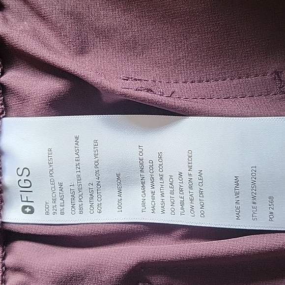 Figs zamora dark fig scrub bottom joggers M - Picture 3 of 3